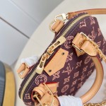 Louis Vuitton M28105 Alma Trunk BB Monogram Origine leather chain handbag