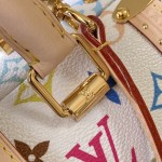  Louis Vuitton Speedy Trunk 20 M27833 Monogram Multicolore Canvas Handbag with Gold Hardware and Leather Trim