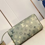 Louis Vuitton Locker Dopp Kit M83112 Monogram Canvas Army Green Toiletry Bag