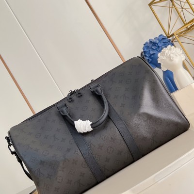 Louis Vuitton - M28371 Keepall Bandoulière 50 Monogram Midnight Travel Bag