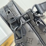 Louis Vuitton M26783 Nil Crossbody Bag Monogram Midnight coated canvas