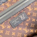 Louis Vuitton M26364 Neverfull Inside Out MM Black Jeans Puffygram nylon tote