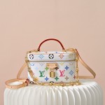 Louis Vuitton x TM Vanity Chain Pouch M13662 White Multicolor – Coated Canvas with Leather Trim