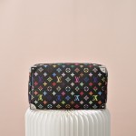 Louis Vuitton x Takashi Murakami X TM Speedy Soft 30 M13257 Black Multi Handbag