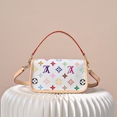 Louis Vuitton - Nano Diane Monogram Empreinte White Multicolor Baguette Bag M14194