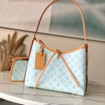 Louis Vuitton Carryall Small Bag Monogram Origine Bleu Courrier – Vintage Inspired
