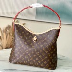 Louis Vuitton M27335 Monogram Lineup Handbag – Classic Canvas with Leather Trim
