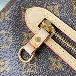 Louis Vuitton M27335 Monogram Lineup Handbag – Classic Canvas with Leather Trim
