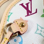 Louis Vuitton M27839 Neverwoof Medium Pet Carrier in White Monogram Multicolore Canvas