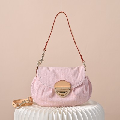Louis Vuitton - Sunset Monogram Denim Pink M13347 Replica Handbag