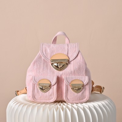 Louis Vuitton - Venice Backpack Pink Monogram Denim M13031