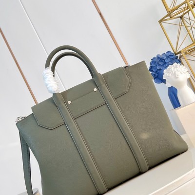 Louis Vuitton - Georges Tote Bag M23153 Cuir Millésime Leather Business Handbag