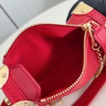 Louis Vuitton Side Trunk Medium Bag M27449 Light Green / M28333 Red