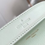 Louis Vuitton Side Trunk Medium Bag M27449 Light Green / M28333 Red