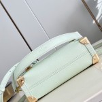 Louis Vuitton Side Trunk Medium Bag M27449 Light Green / M28333 Red