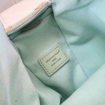 Louis Vuitton Side Trunk Medium Bag M27449 Light Green / M28333 Red