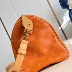 Louis Vuitton Speedy P9 Bandoulière 30 M13904 Embroidered Monogram Orange Leather Bag