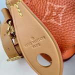 Louis Vuitton Speedy P9 Bandoulière 30 M13904 Embroidered Monogram Orange Leather Bag