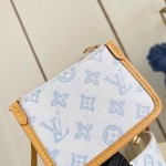 Louis Vuitton All In BB Monogram Origine Bleu Courrier handbag in blue canvas