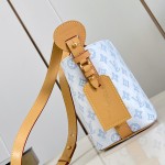 Louis Vuitton All In BB Monogram Origine Bleu Courrier handbag in blue canvas