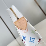 Louis Vuitton Pochette Toilette MM Monogram Multicolore White Cosmetic Pouch
