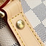Louis Vuitton Noé BB Damier Azur Bucket Bag N40594 Front View