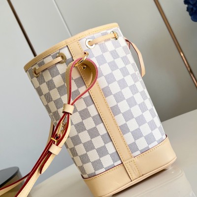 Louis Vuitton - Noé BB Damier Azur Bucket Bag N40594