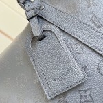 Louis Vuitton Keepall Bandoulière 45 travel bag in Monogram Midnight coated canvas with leather trim