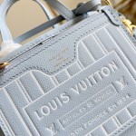 Louis Vuitton Neverfull Bandoulière Inside Out BB light blue Monogram handbag