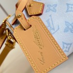 Louis Vuitton Nano Speedy Monogram Origine Blue Handbag