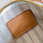 Louis Vuitton Nano Speedy Monogram Origine Blue Handbag