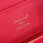 Louis Vuitton Capucines BB LV Confetti red Taurillon leather handbag M28197