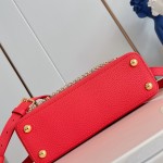 Louis Vuitton Capucines BB LV Confetti red Taurillon leather handbag M28197