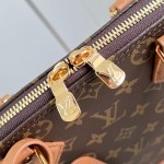 Louis Vuitton Alma MM Monogram Ostrich Trim Limited Edition N30049
