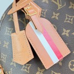 Louis Vuitton Alma MM Monogram Ostrich Trim Limited Edition N30049