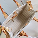 Louis Vuitton OnTheGo PM Monogram Origine Bleu Courrier Tote Bag
