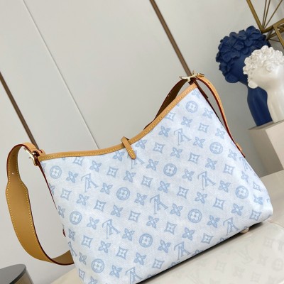Louis Vuitton - CarryAll PM Monogram Origine Bleu Courrier Shoulder Bag M27532