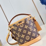 Louis Vuitton Nano Noé Monogram Origine Bucket Bag M27699 Front View