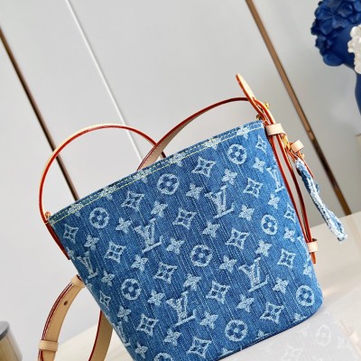 Louis Vuitton - M28107 All In BB Bucket Bag Denim Rendez-Vous Collection