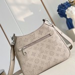 Louis Vuitton All Around Small Handbag Black Monogram Perforated Leather M28306 Crossbody Bag