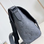 Louis Vuitton M28324 Christopher Messenger Bag in Monogram Taurillon Grained Leather
