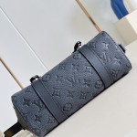 Louis Vuitton M28324 Christopher Messenger Bag in Monogram Taurillon Grained Leather