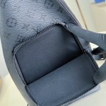 Louis Vuitton Duo Monogram Canvas Taïga Leather M28399 Replica Shoulder Bag