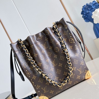 Louis Vuitton - Noé Trunk Monogram Reverse Canvas Handbag M28515