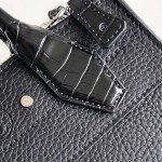 Louis Vuitton-inspired dynamic chip replica handbag in gray black blue and green color options