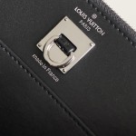 Louis Vuitton-inspired dynamic chip replica handbag in gray black blue and green color options