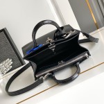 Louis Vuitton-inspired dynamic chip replica handbag in gray black blue and green color options