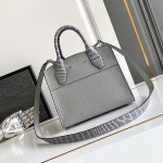 Louis Vuitton-inspired dynamic chip replica handbag in gray black blue and green color options