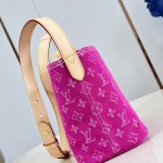 Louis Vuitton All In BB Rose Red Denim M27626 Replica Handbag