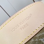 Louis Vuitton CarryAll Cargo PM Denim Rendez-Vous handbag in blue and military green denim with leather trim and luggage tag